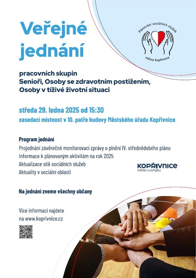 Veřejné jednání - osoby se zdravotním postižením, znevýhodněním a jiným omezením