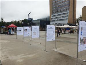 Výstava udržitelné mobility na farmářském trhu, září 10