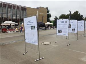 Výstava udržitelné mobility na farmářském trhu, září 9