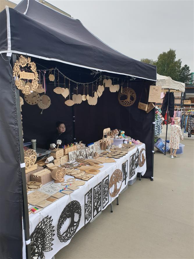 Výstava udržitelné mobility na farmářském trhu, září 1