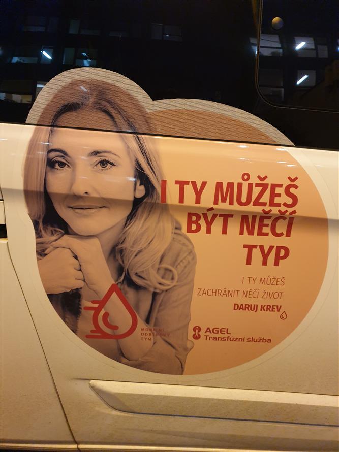 Daruj krev se Zdravým městem Kopřivnice - mobilní odběrový tým na radnici, říjen 10