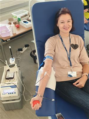 Daruj krev se Zdravým městem Kopřivnice - mobilní odběrový tým na radnici, říjen 8