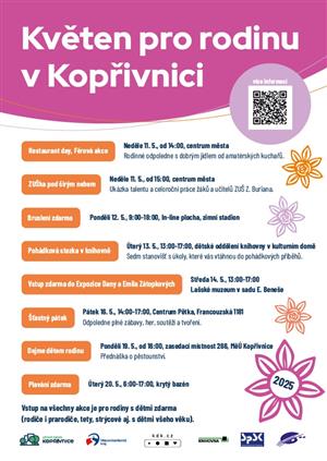 Květen pro rodinu v Kopřivnici - plakát