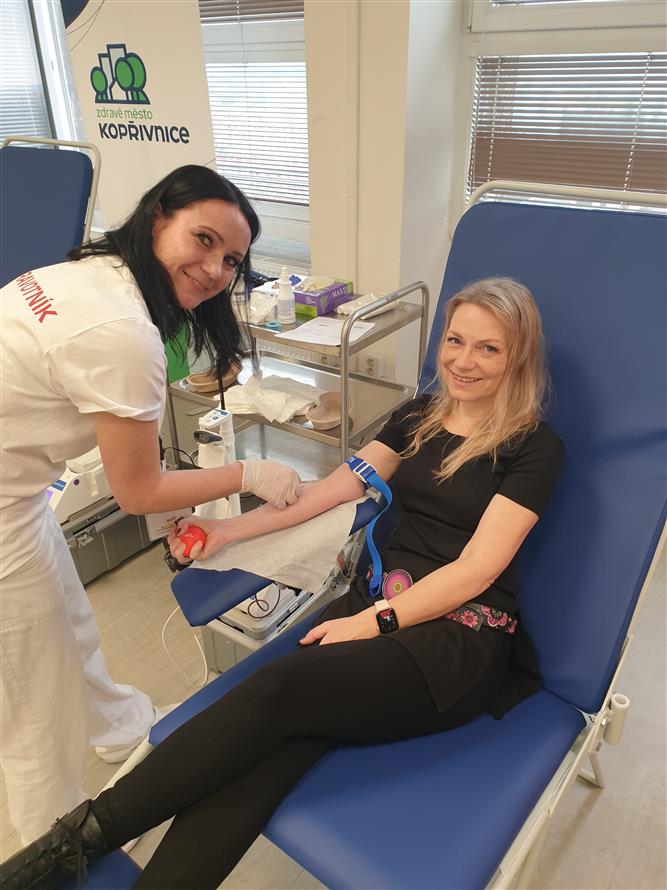 Daruj krev se Zdravým městem Kopřivnice - mobilní odběrový tým na radnici 7 7