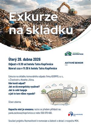 Exkurze na skládku - plakát