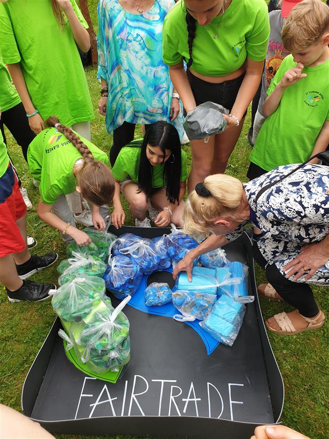 Fair trade akce na ZŠ Floriána Bayera