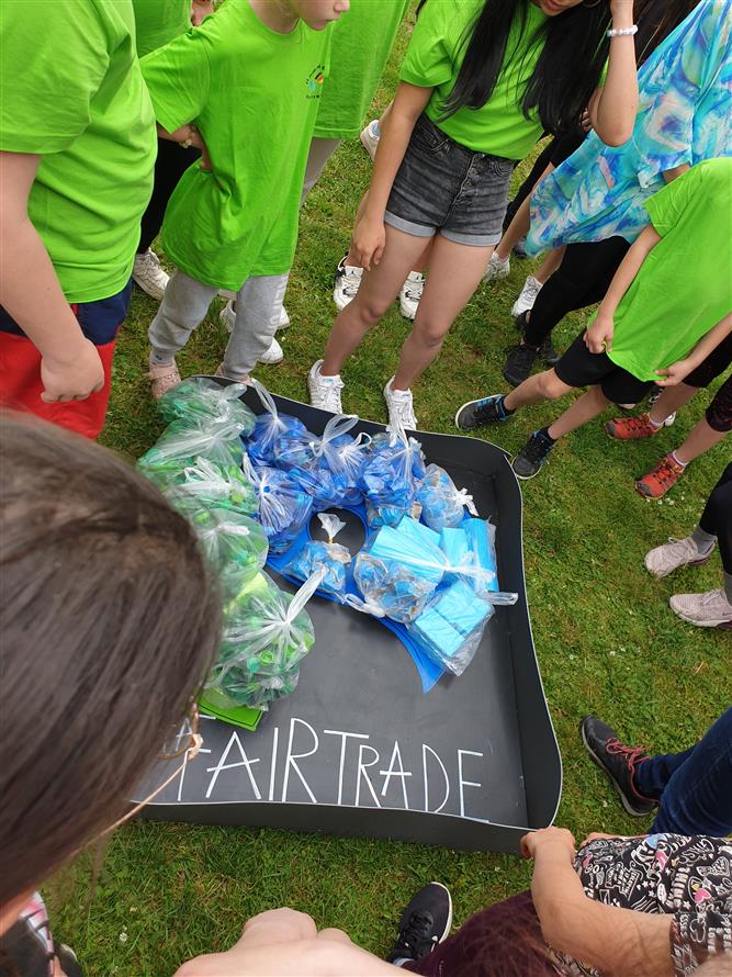 Fair trade akce na ZŠ Floriána Bayera