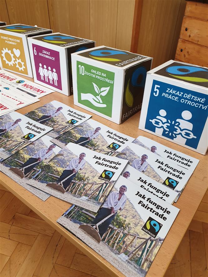 Fair trade akce na ZŠ Floriána Bayera