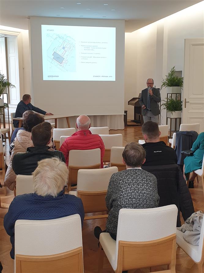 Veřejné projednání Rekonstrukce přístavby ZŠ Náměstí na byty 6