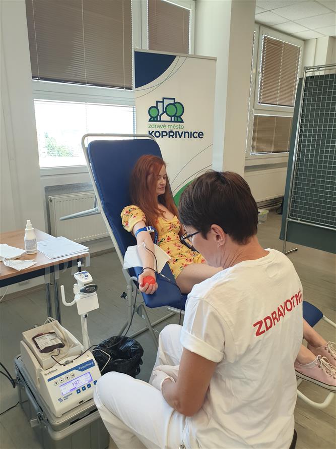 Daruj krev se Zdravým městem Kopřivnice - mobilní odběrový tým na radnici II 7