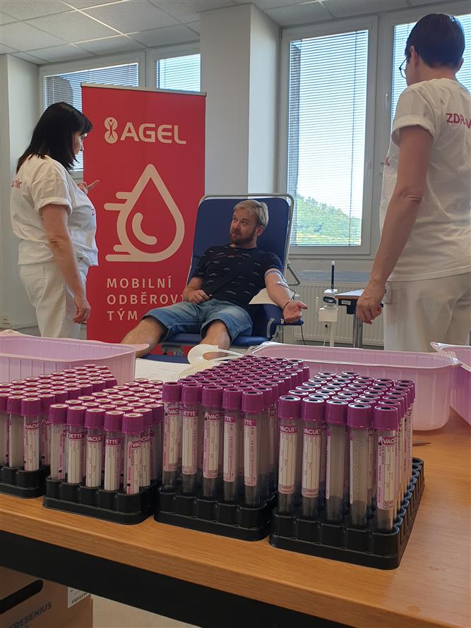 Daruj krev se Zdravým městem Kopřivnice - mobilní odběrový tým na radnici II 3