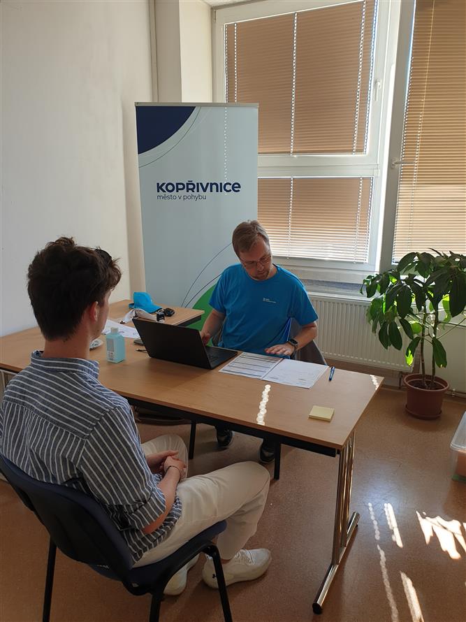 Daruj krev se Zdravým městem Kopřivnice - mobilní odběrový tým na radnici II 1