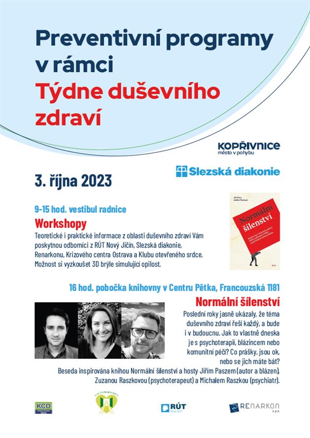Preventivní workshopy na podporu týdne duševního zdraví