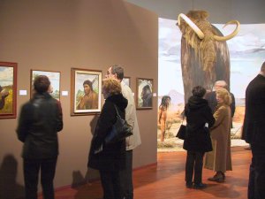 Obrazy Zdeňka Buriana zaplnily Jízdárnu Pražského hradu, jde o největší malířovu výstavu v historii.<br/>
FOTO: DAVID MACHÁČEK