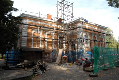 Tatra jako majitel jedné z historických vil v parku Edvarda Beneše se pustila do její rekonstrukce. <br/>
FOTO: DAVID MACHÁČEK