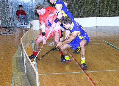 Kopřivničtí florbalisté sehráli dramatickou semifinálovou sérii proti třineckým soupeřům, která se rozhodla až v posledním pátém utkání.<br/>                                                      
FOTO: ONDŘEJ ZAPLETAL
