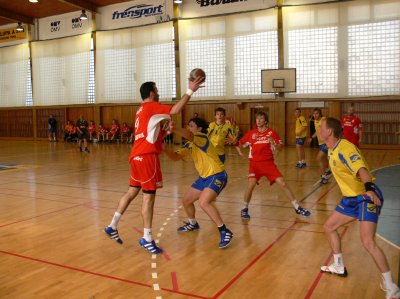 Kopřivničtí házenkáři v nedělním domácím utkání proti brněnskému týmu dokázali poprvé v nadstavbové části extraligy zvítězit.<br/>                                                                 
FOTO: ONDŘEJ ZAPLETAL
