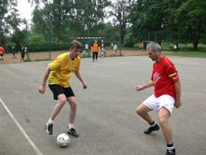 V zápase první ligy podlehli hráči Trapesu Devills nováčkovi soutěže FC Bari vysoko 0:7.<br/> FOTO: ONDŘEJ ZAPLETAL