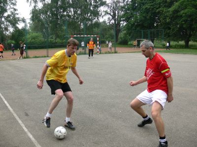 V zápase první ligy podlehli hráči Trapesu Devills nováčkovi soutěže FC Bari vysoko 0:7.<br/> FOTO: ONDŘEJ ZAPLETAL