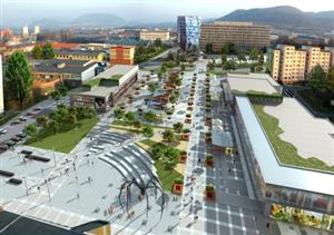 Návrh nového centra, který zpracovali architekti Ateliéru Simona Group Ostrava, řeší mimo jiné i pěší zónu. Podrobné informace přineseme v příštím čísle KN.<br/><br/>         
REPRO: ATELIÉR SIMONA GROUP
