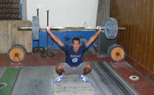 Miloš Goral je oporou juniorského týmu vzpěračů a je držitelem republikového titulu v kategorii do sedmnácti let.<br/>
FOTO: ONDŘEJ ZAPLETAL
