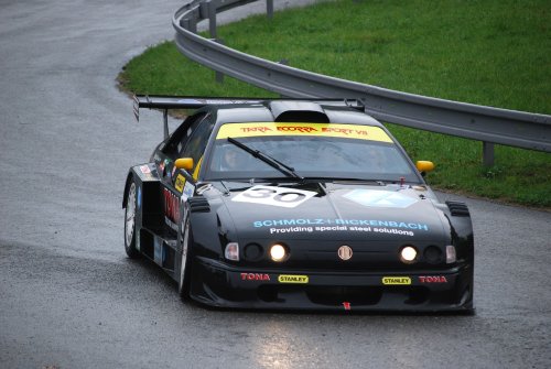 Tatra 603 team bratří Hajdušků představil při prezentační akci na kopřivnickém polygonu své vozy: Tatru Ecorru V8 sport (na snímku) a Tatru T2 603 B5. Více v příštím vydání KN. <br/>FOTO: J. FEILHAUEROVÁ