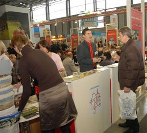 Kopřivnice se na veletrhu cestovního ruchu Regiontour prezentovala společně s dalšími obcemi Lašské brány také soutěžní anketou.<br/>                                                                 
FOTO: DAVID MACHÁČEK
