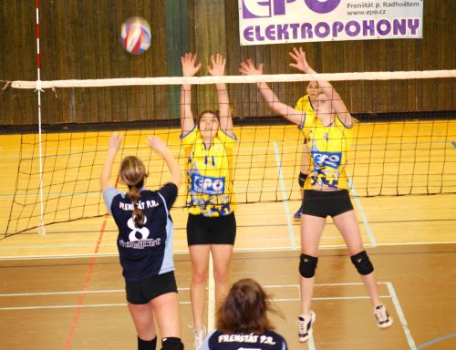 Volejbalistky KV Tatra Kopřivnice našly na domácím Mezinárodním turnaji juniorů a juniorek jen jediného přemožitele - Frenštát p. R. a skončily tak druhé.<br/>                                            
FOTO: JANA FEILHAUEROVÁ
