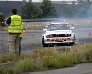 Jednou z největších atrakcí sobotní tuning show na polygonu byl předposlední podnik Czech Drift Series.<br/>
FOTO: DAVID MACHÁČEK
