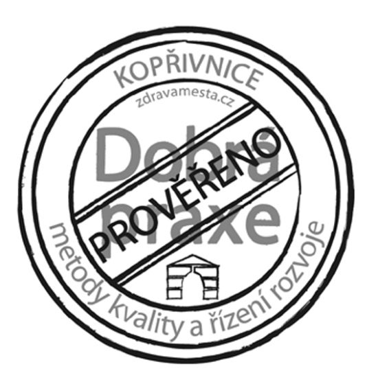 Razítko Dobré praxe za aktivitu metody kvality a řízení rozvoje
