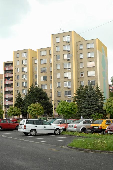 Panelové domy na ulici Alšově se ještě letos dočkají výměny oken,  fasády budou následovat později.
FOTO: DAVID MACHÁČEK