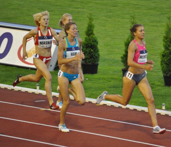 Lenka Masná vybojovala na Zlaté tretře třetí místo v běhu na 800 metrů.
FOTO: JANA FEILHAUEROVÁ