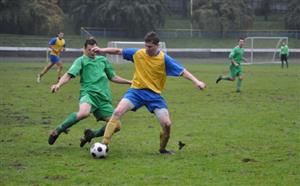 Obránce Oldřich Jaroš byl jedním z mála zkušených hráčů Kopřivnice, kteří se podíleli na vítězství nad Velkými Albrechticemi.
FOTO: JANA FEILHAUEROVÁ