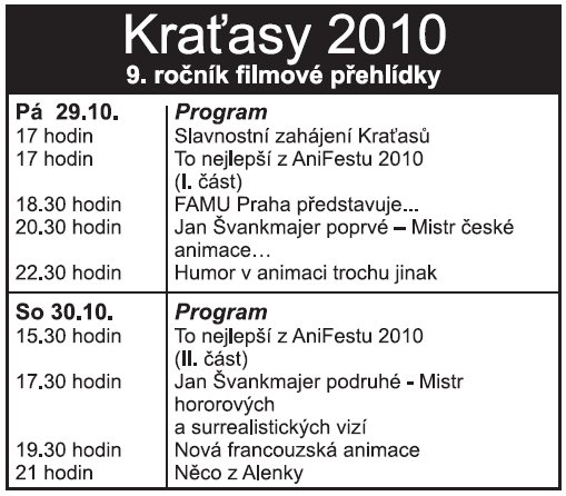 Kraťasy 2010