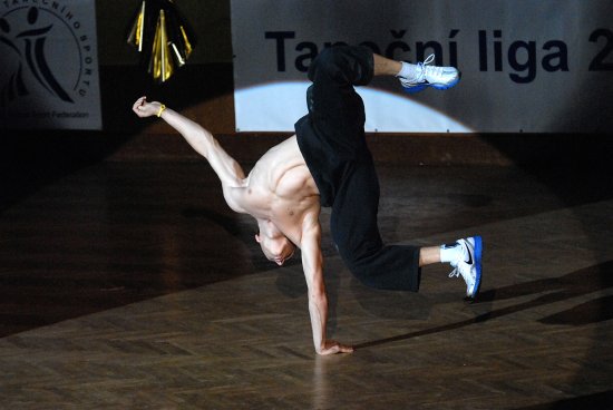 Bouřlivé ovace publika si vysloužila show, kterou v rámci svého vystoupení předvedli členové místní skupiny Bad Boy Revolutions.