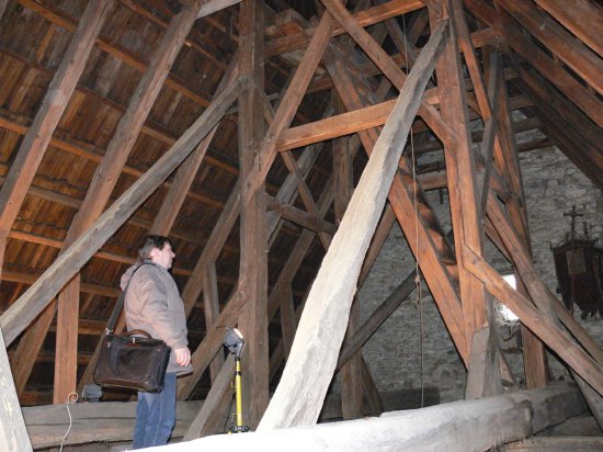 V pondělí dopoledne zpřístupnila štramberská farnost kostel sv. Kateřiny k prohlídce firmám, které se budou ucházet o veřejnou zakázku.
 FOTO: ILONA MAZALOVÁ