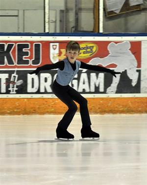 Závodník FSC Jan Anděl si na Malé vánoční ceně Kopřivnice vyjel v kategorii nováčků čtvrtou příčku.
FOTO: JANA FEILHAUEROVÁ