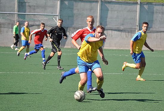 Kapitán Michal Mička se v utkání s B týmem Nového Jičína nakonec do střelecké listiny nezapsal. K brance byl blízko za nerozhodného stavu v poslední minutě zápasu.
FOTO: JANA FEILHAUEROVÁ