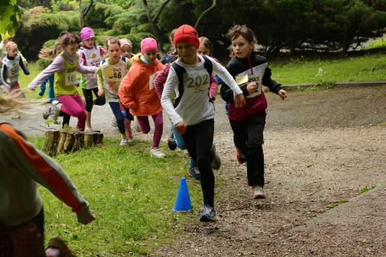 Jednou z nejvíce obsazených kategorií Běhu dětí Národním sadem byla kategorie dívek r. 2004/05, kterých se na 400 m dlouhou trať vydalo jednadvacet.
FOTO: DAVID MACHÁČEK