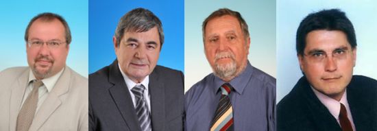 Dušan Krompolc, Karel Kuboš, Ivan Telařík, Jiří Novák