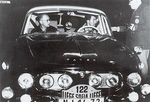 Soutěžní posádka, zasloužilý mistr sportu Alois Mark a Lubomír Rek, krátce před historicky prvním startem na maratónu „Liege-Sofia-Liege“ v roce 1963.
FOTO: ARCHIV