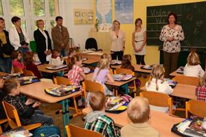 Se zahájením nového školního roku začala na ZŠ Lubina také nová éra, ve které se děti budou učit nový typ písma.
FOTO: DAVID MACHÁČEK