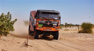 Tomáš Tomeček se svou tatrovkou byl na africké rallye nejrychlejší ve své kategorii a celkově skončil pátý.
FOTO: TOM RACING
