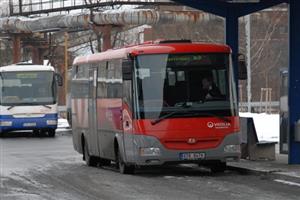 Místo městské hromadné dopravy zajišťují v Kopřivnici spojení okrajových částí s centrem běžné autobusové linky.
FOTO: DAVID MACHÁČEK