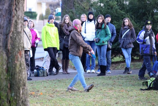 Stříbrnou příčku v kategorii Women obsadila kopřivnická discgolfistka Nikola Kociánová na Brněnském tříkrálovém turnaji.
FOTO: ARCHIV DISCGOLF