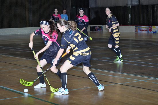 Dorostenky FBC Vikings DDM Kopřivnice v úvodním utkání překvapivě porazily Rožnov pod Radhoštěm, celkově však v turnaji skončily šesté.
FOTO: KRISTINA ČABLOVÁ