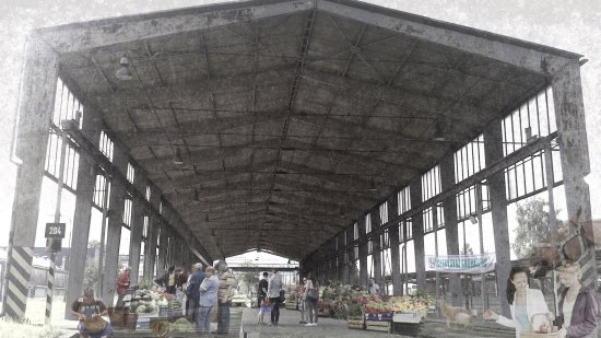 Kryté železniční překladiště Tatry by se podle návrhů účastníků Letní školy architektury mohlo relativně snadno proměnit v městskou halu, která by sloužila kulturním událostem stejně tak jako k pořádání trhů a pod.