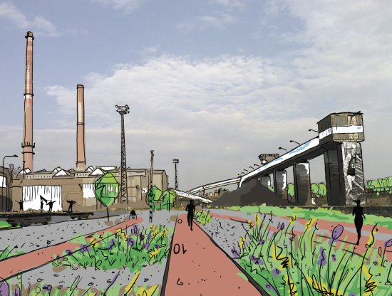 Nadzemní vedení horkovodu by podle některých architektonických vizí nemuselo zmizet, ale mohlo by se proměnit v atraktivní vyhlídkovou trasu v korunách stromů.