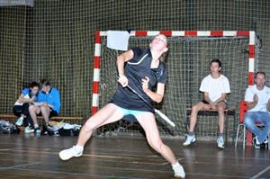 Veronika Čevelová přispěla k zisku bodů pro druholigové badmintonové družstvo Kopřivnice dvěma vítězstvími ve dvouhře a jednu výhru pak přidala ve čtyřhře.
FOTO: KRISTINA ČABLOVÁ