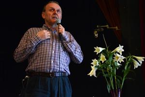 Jaroslav Dušek v pořadu na podporu aktivit Purpury mluvil nejen o svých pobytech ve tmě, ale i o setkávání s autisty.
FOTO: DAVID MACHÁČEK